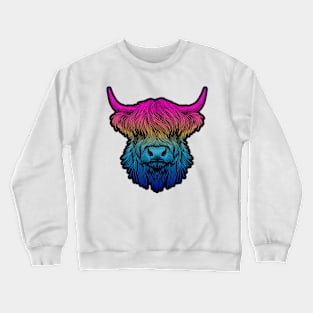 No Bad Hair Day Cow Crewneck Sweatshirt